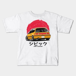 Civic EF JDM Kids T-Shirt